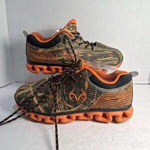 Realtree Constrictor Men's Size 8 4E Camo Orange Athletic Shoes